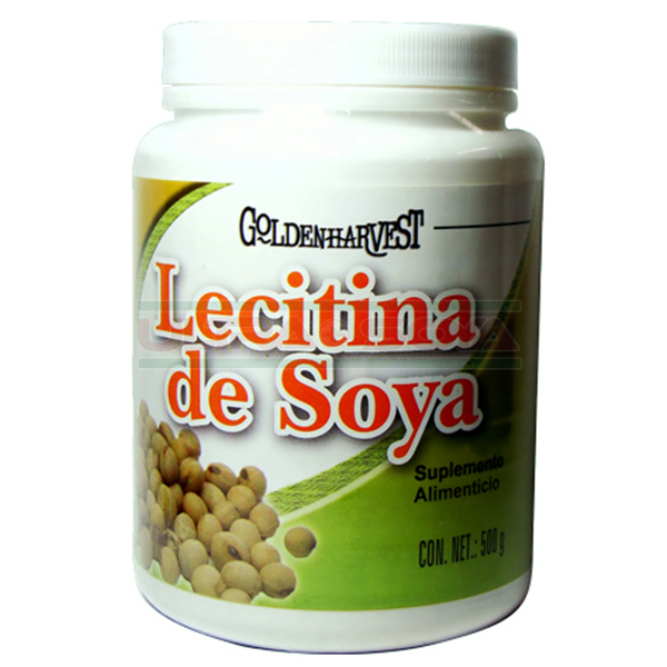 Lecitina de soya granulada 500 g golden harvest - Súper Naturista