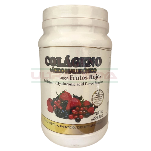 COLAGENO + ACIDO HIALURONICO FRUTOS ROJOS 1 KG