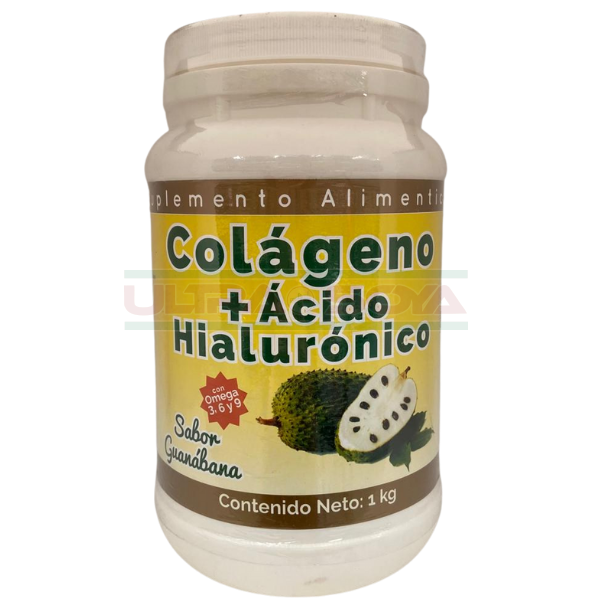 COLAGENO + ACIDO HIALURONICO GUANABANA 1 KG