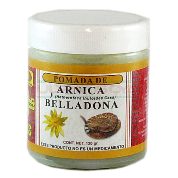 POMADA ARNICA Y BELLADONA C/120